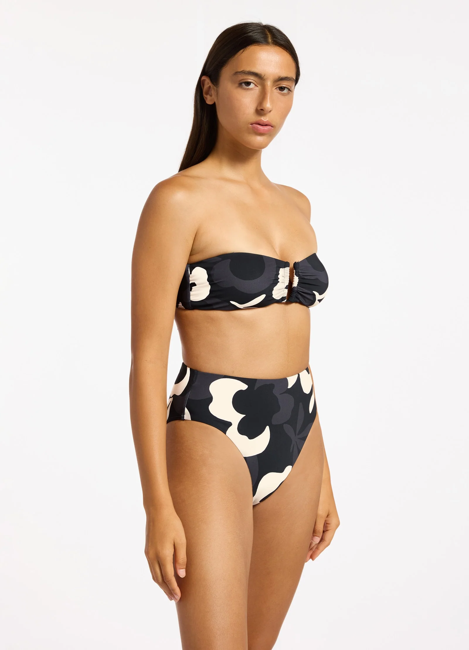 Cactus Garden U Trim Bandeau Bikini Top - Image 3