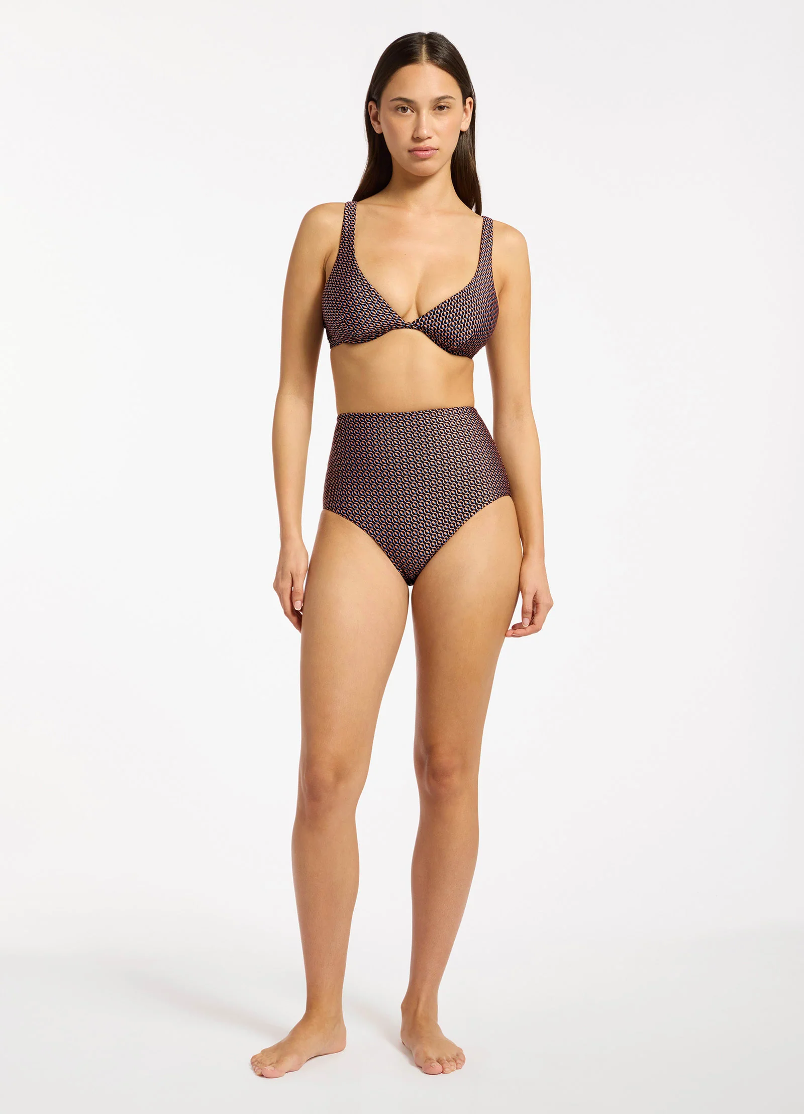 Desert Geo Underwire Triangle Bikini Top - Image 4