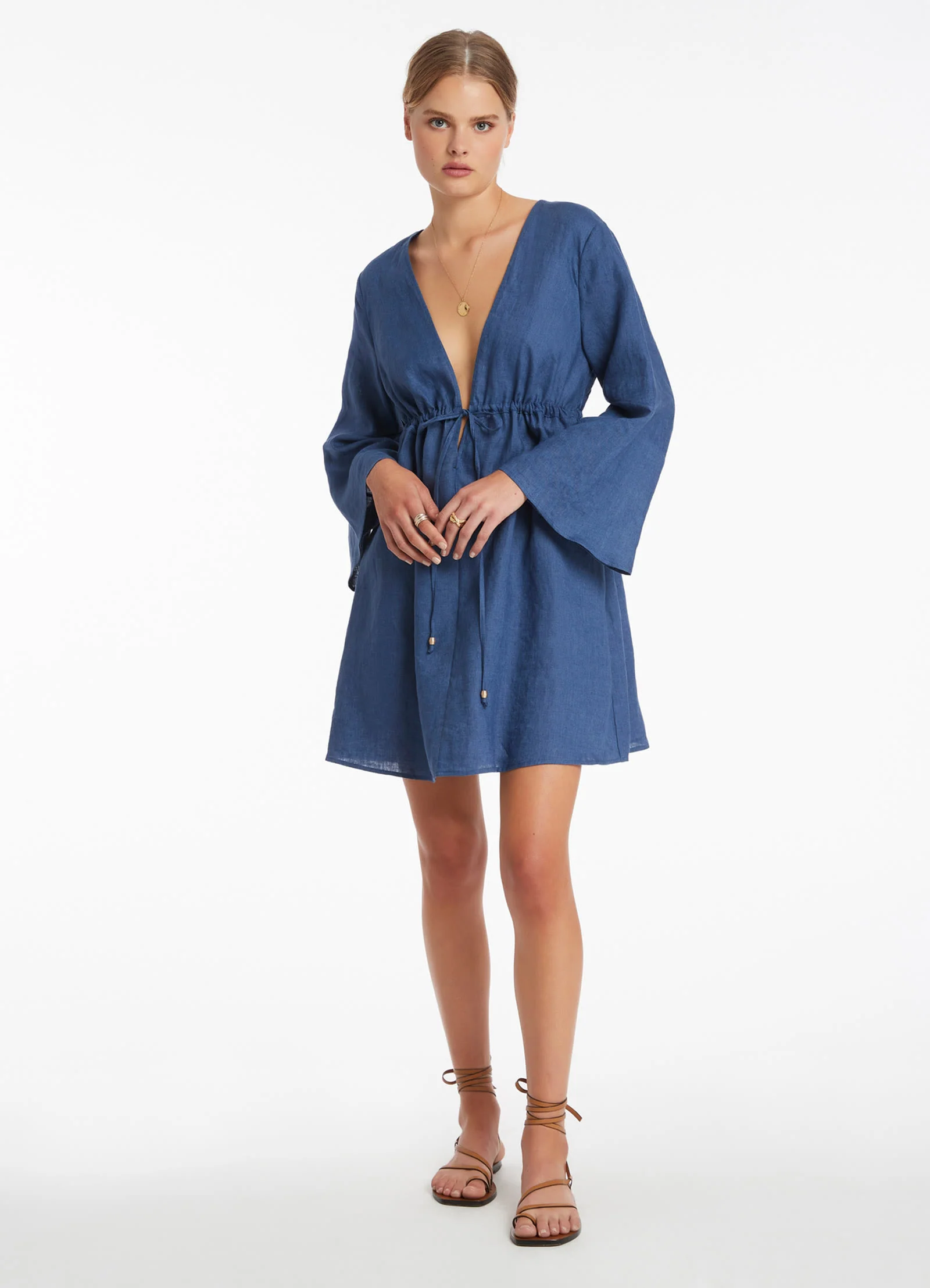 JETSET KAFTAN - Pacific Blue - Image 3