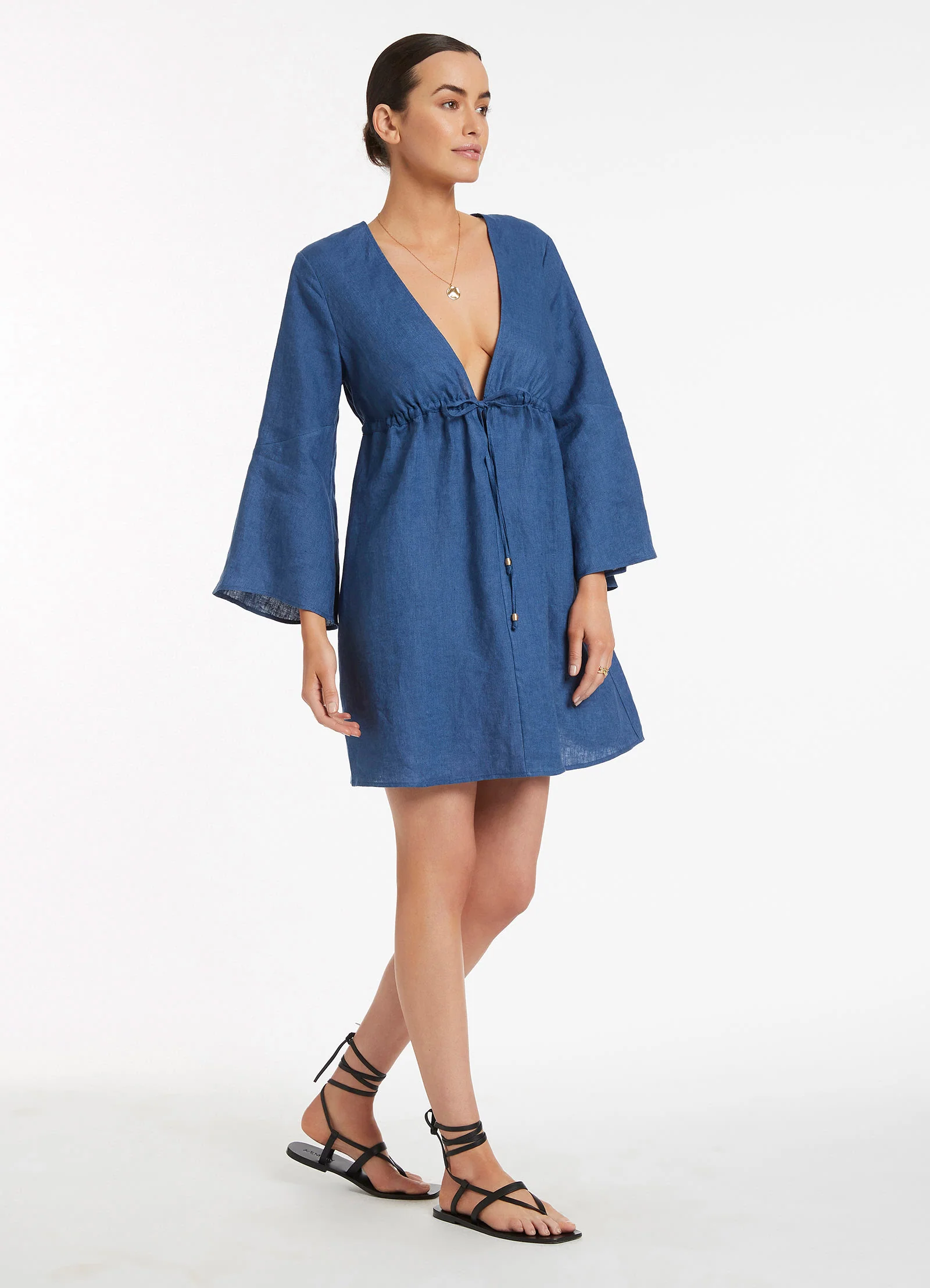 JETSET KAFTAN - Pacific Blue - Image 4