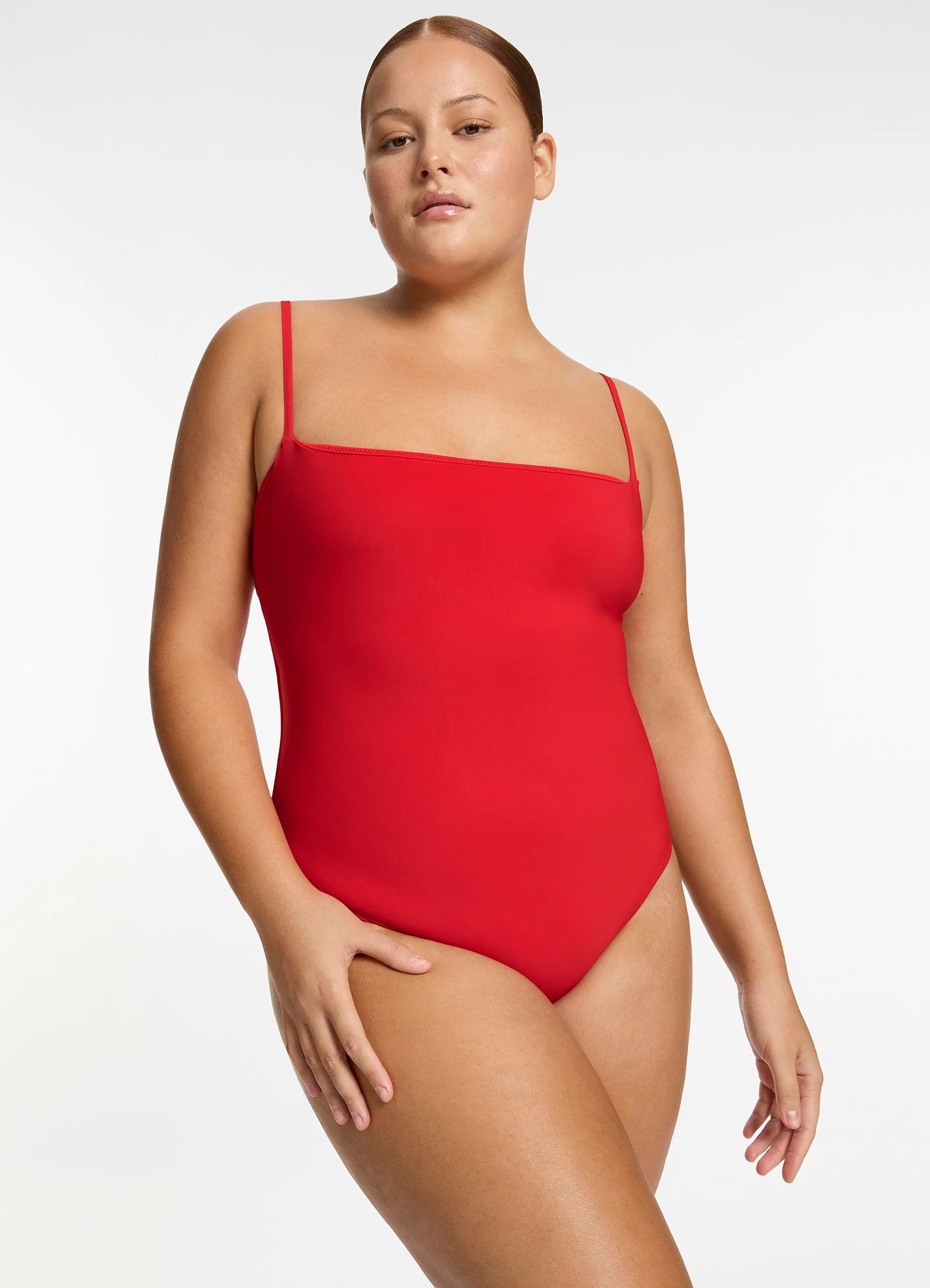 Jetset Minimal Tank One Piece - Rosso - Image 7