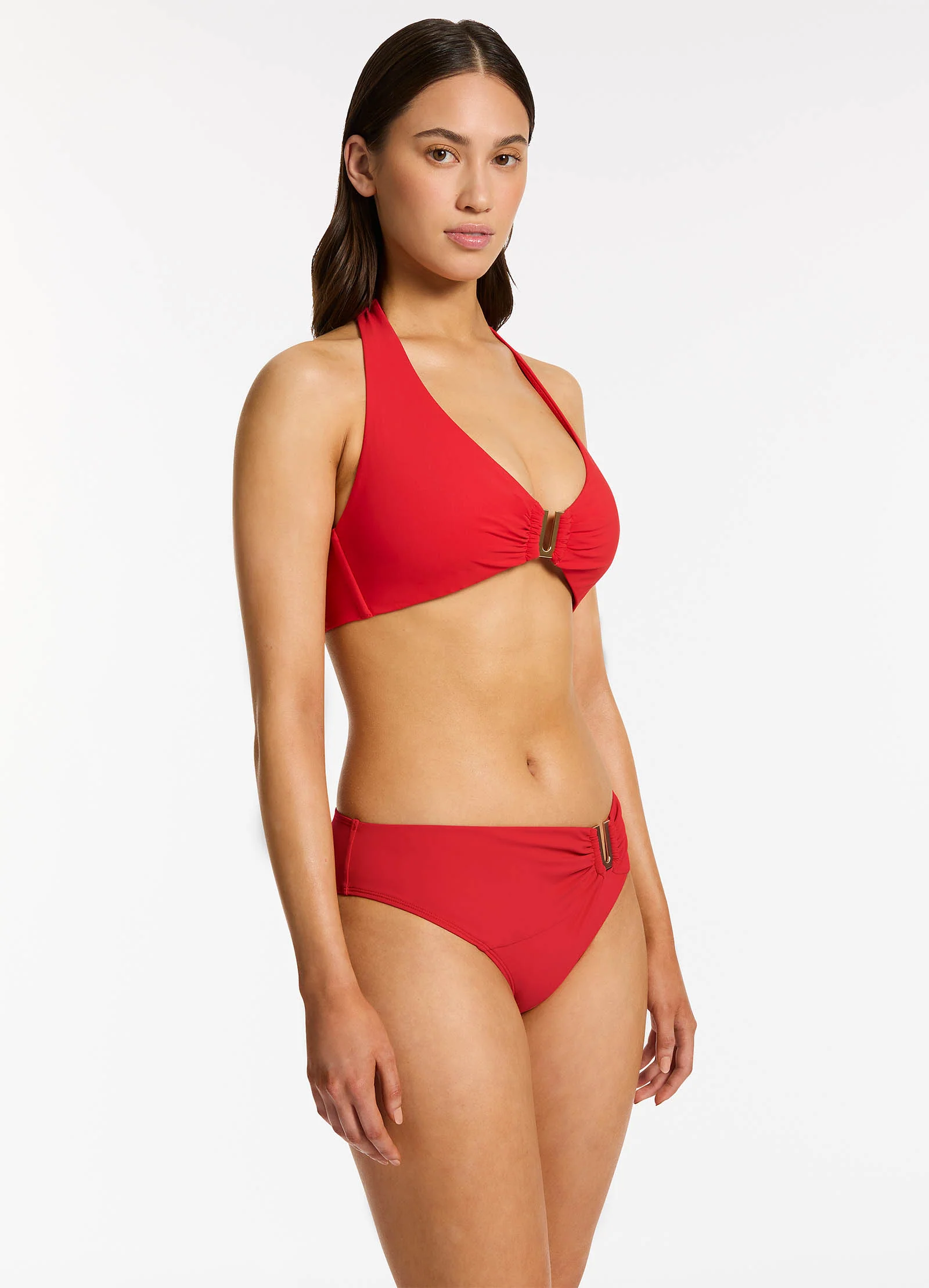 Jetset U Trim Mid Pant - Rosso - Image 3