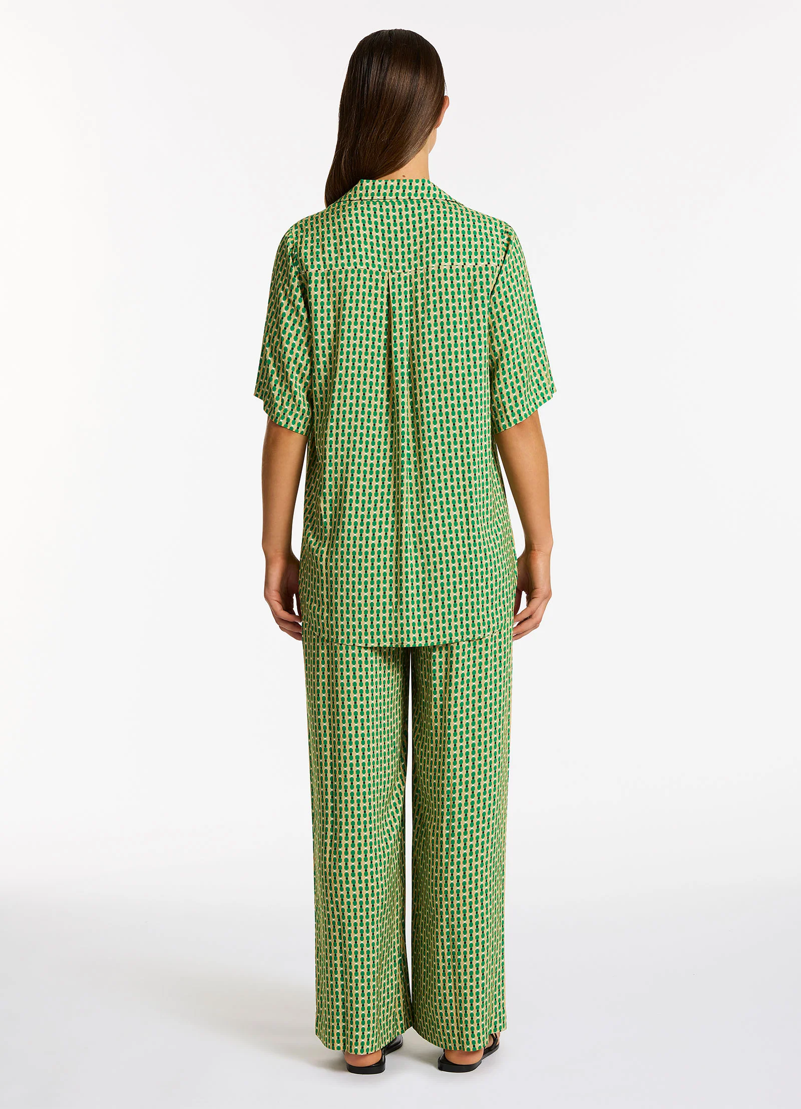 Mattala Geo Short Sleeve Shirt - Flora - Image 2