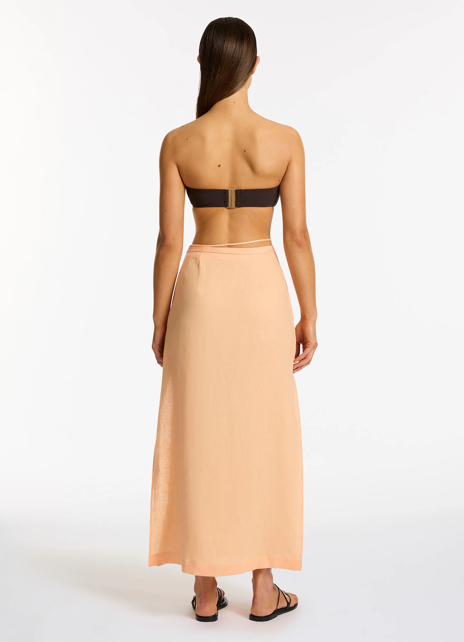 Mattala Straight Skirt - Peach - Image 2