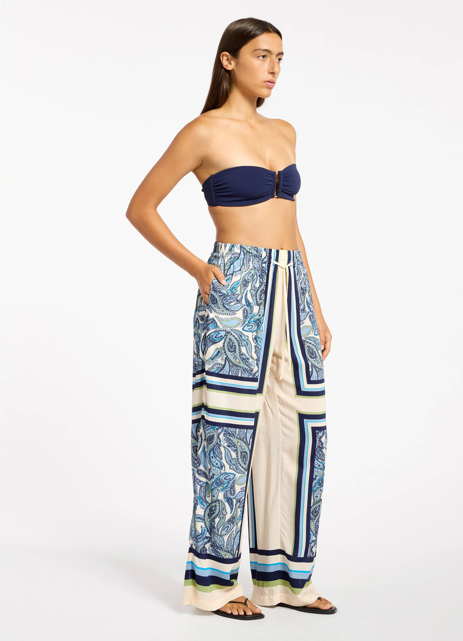 Oasis Paisley Relaxed Pant - Image 3