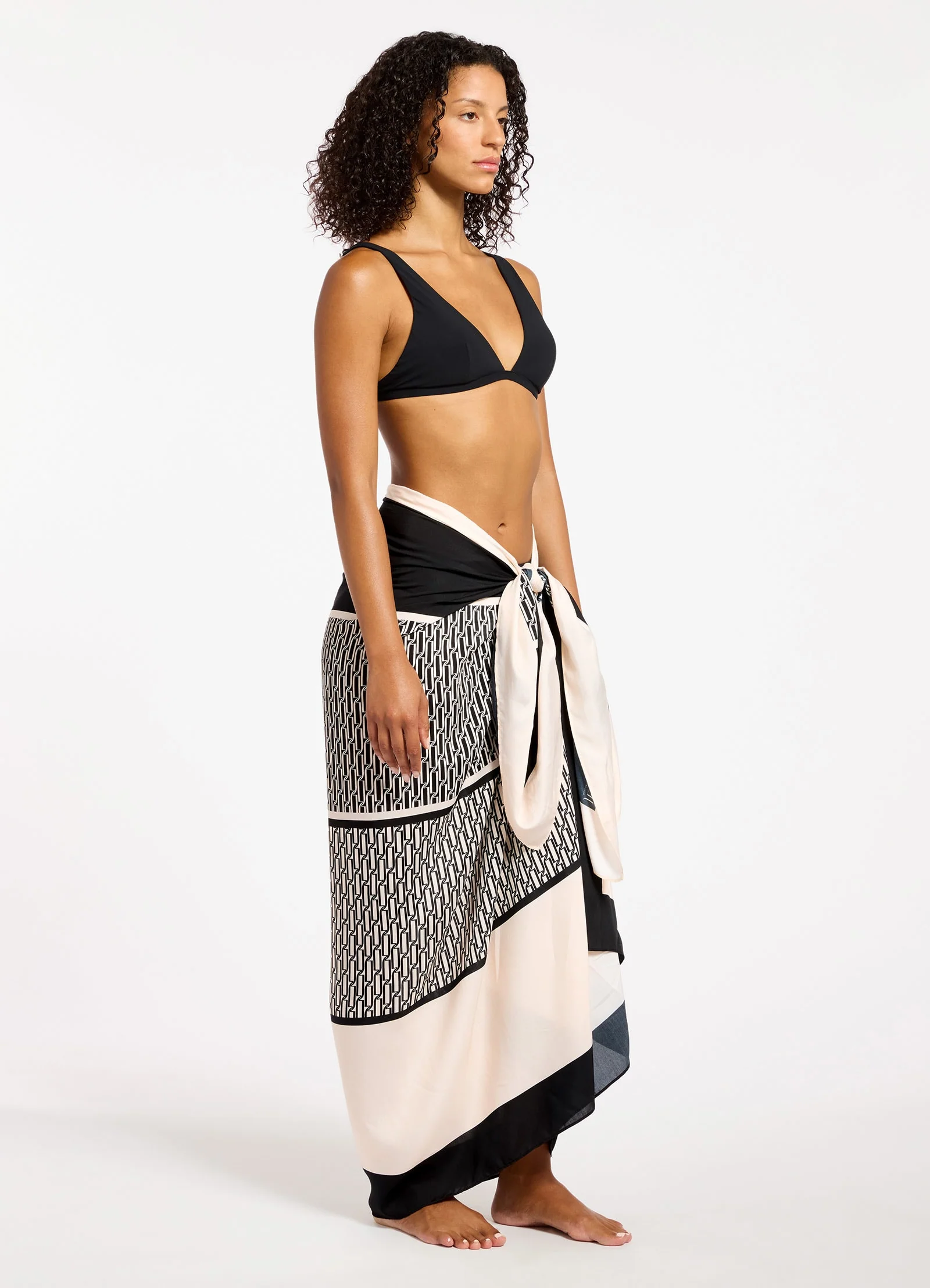 Spring Geo Long Sarong - Image 4