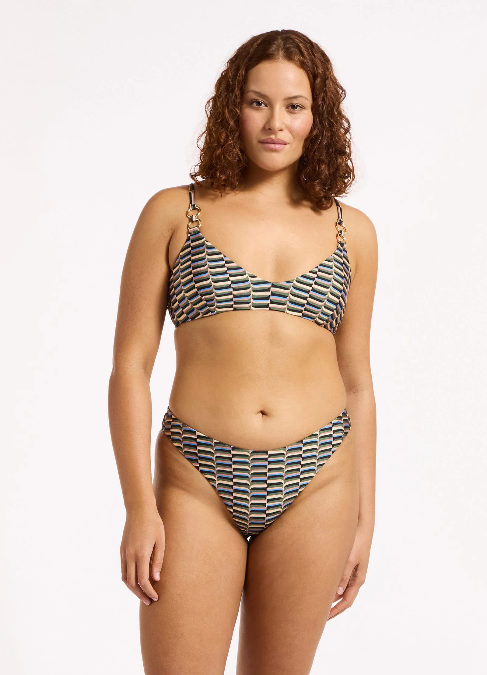 Urban Geo Bralette Bikini Top - Image 3