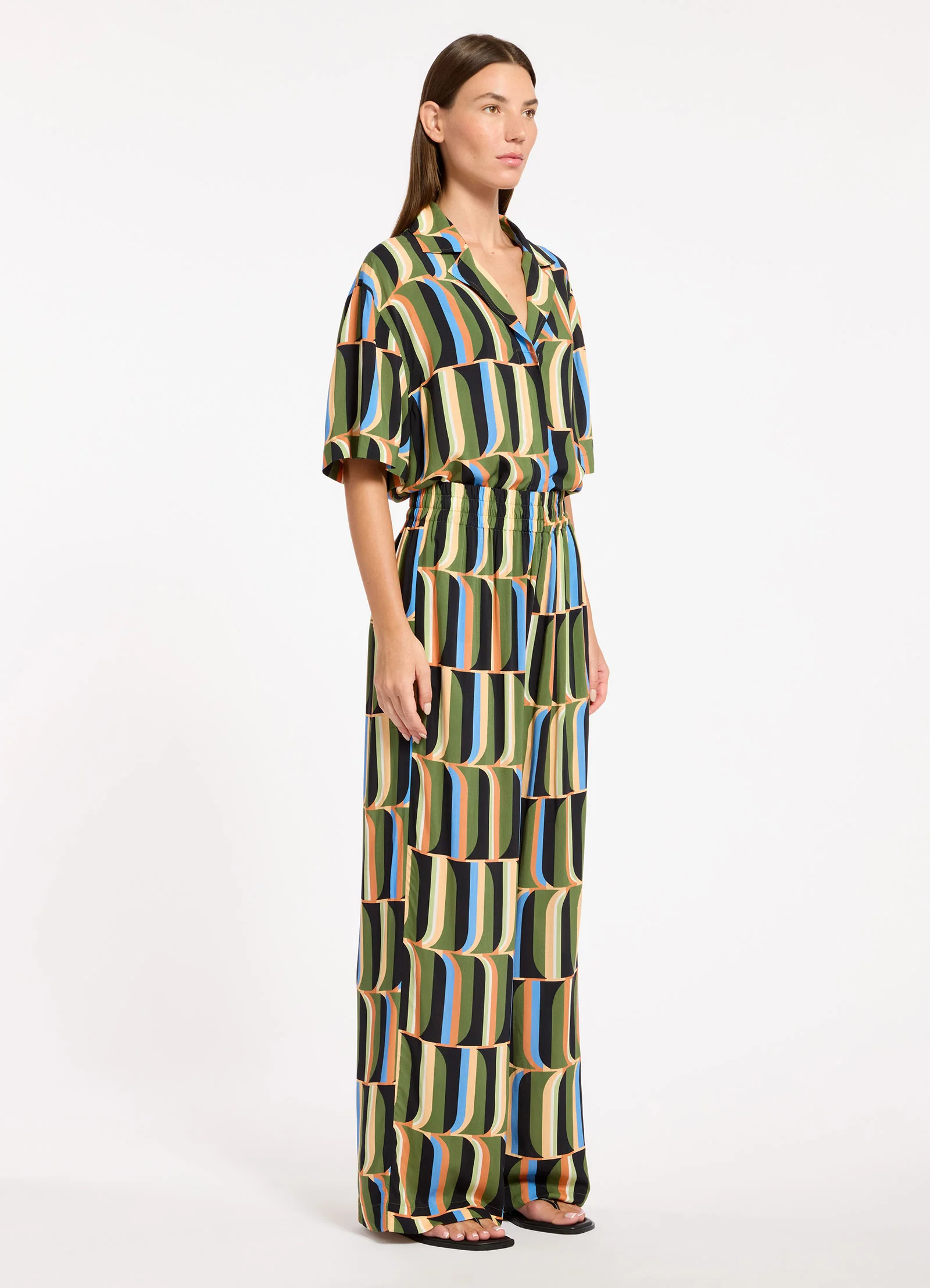 Urban Geo Wide Leg Pant - Image 3